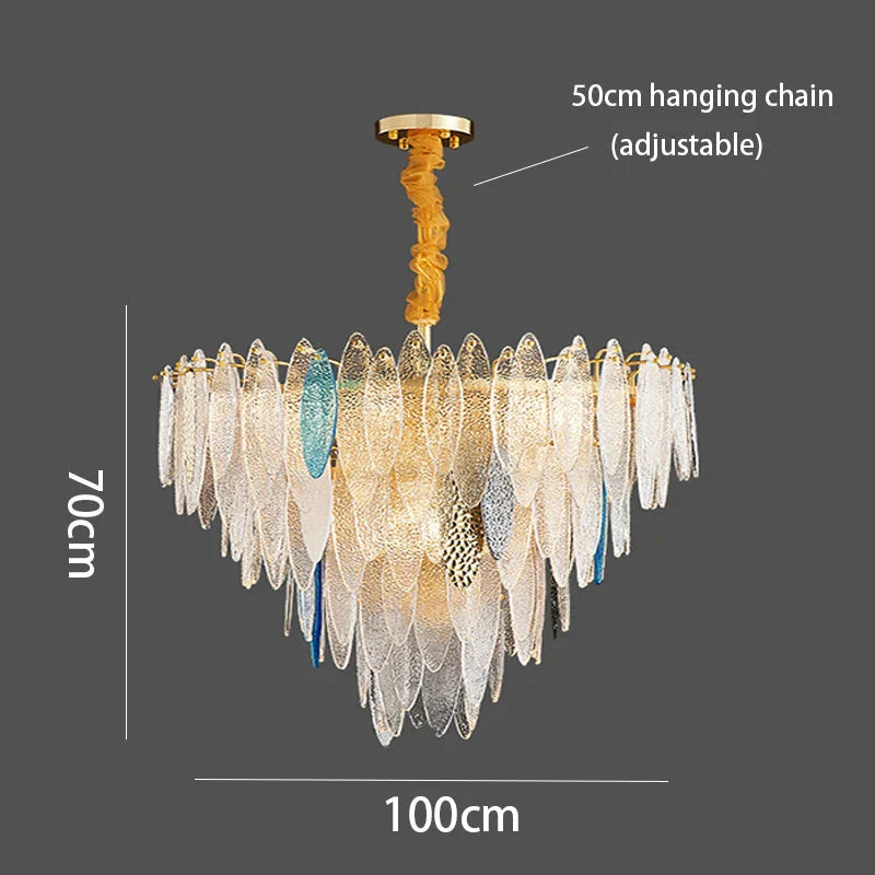 Luminaire IL582734 – Élégance Contemporaine Au Verre Ondulé-ILLUMEEN.COM