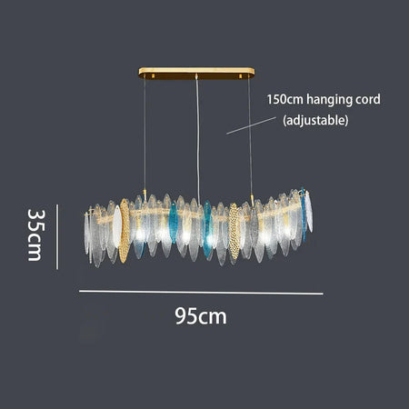 Luminaire IL582734 – Élégance Contemporaine Au Verre Ondulé-ILLUMEEN.COM