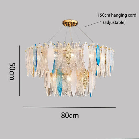 Luminaire IL582734 – Élégance Contemporaine Au Verre Ondulé-ILLUMEEN.COM
