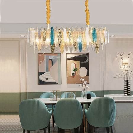 Luminaire IL582734 – Élégance Contemporaine Au Verre Ondulé-ILLUMEEN.COM