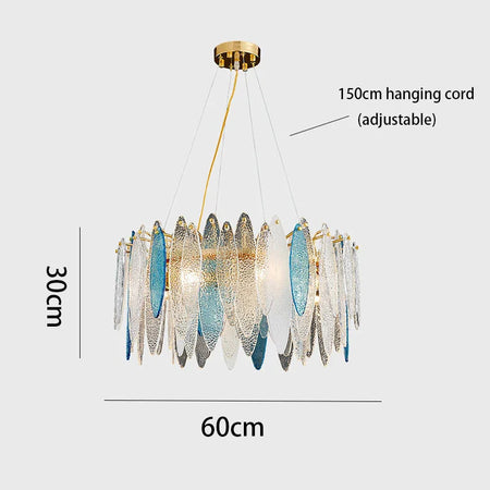Luminaire IL582734 – Élégance Contemporaine Au Verre Ondulé-ILLUMEEN.COM