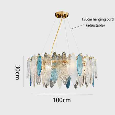 Luminaire IL582734 – Élégance Contemporaine Au Verre Ondulé-ILLUMEEN.COM