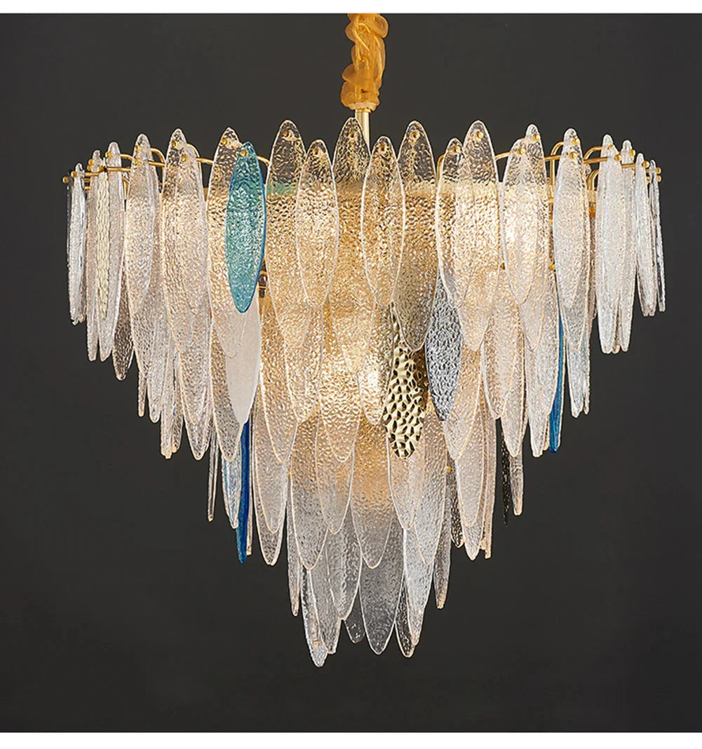 Luminaire IL582734 – Élégance Contemporaine Au Verre Ondulé-ILLUMEEN.COM