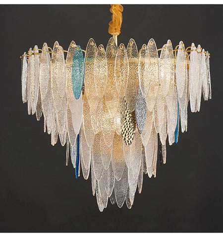 Luminaire IL582734 – Élégance Contemporaine Au Verre Ondulé-ILLUMEEN.COM