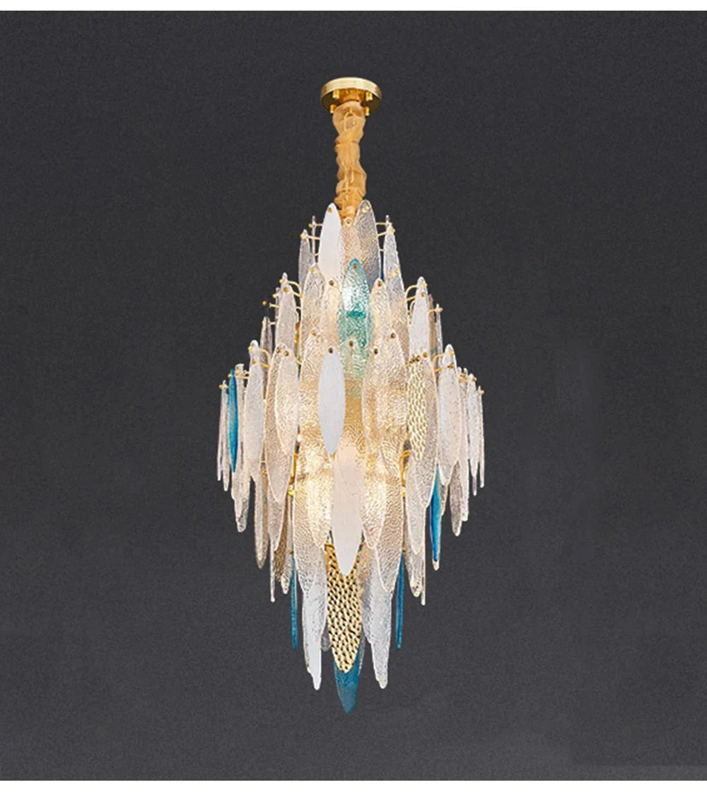 Luminaire IL582734 – Élégance Contemporaine Au Verre Ondulé-ILLUMEEN.COM