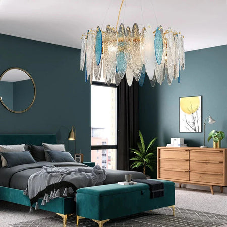 Luminaire IL582734 – Élégance Contemporaine Au Verre Ondulé-ILLUMEEN.COM