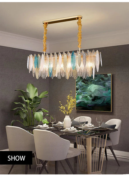 Luminaire IL582734 – Élégance Contemporaine Au Verre Ondulé-ILLUMEEN.COM