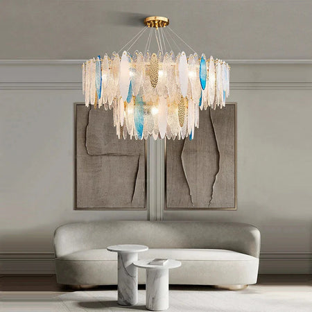 Luminaire IL582734 – Élégance Contemporaine Au Verre Ondulé-ILLUMEEN.COM