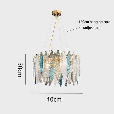 Luminaire IL582734 – Élégance Contemporaine Au Verre Ondulé-ILLUMEEN.COM