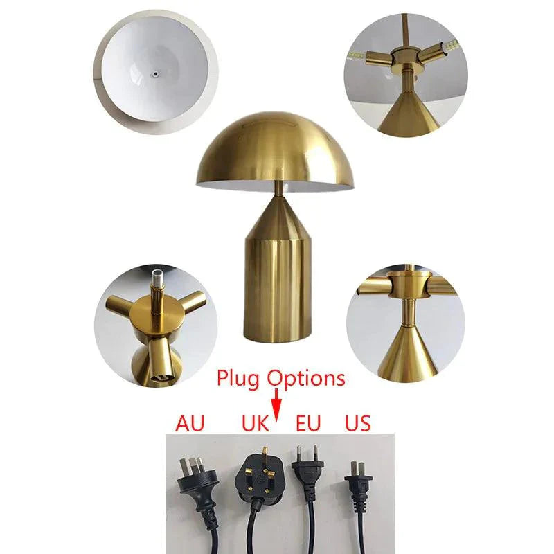 Luminaire Lampe De Table Nordique En Fer Noir IL762831-ILLUMEEN.COM