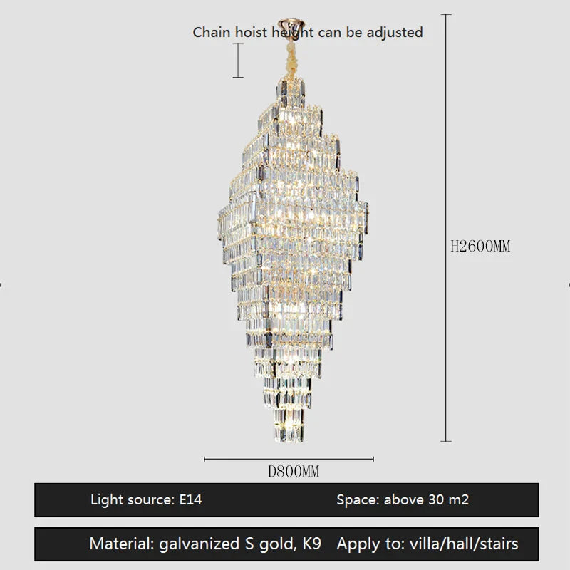 Luminaire Luxe Élégance Cristal IL485732-ILLUMEEN.COM