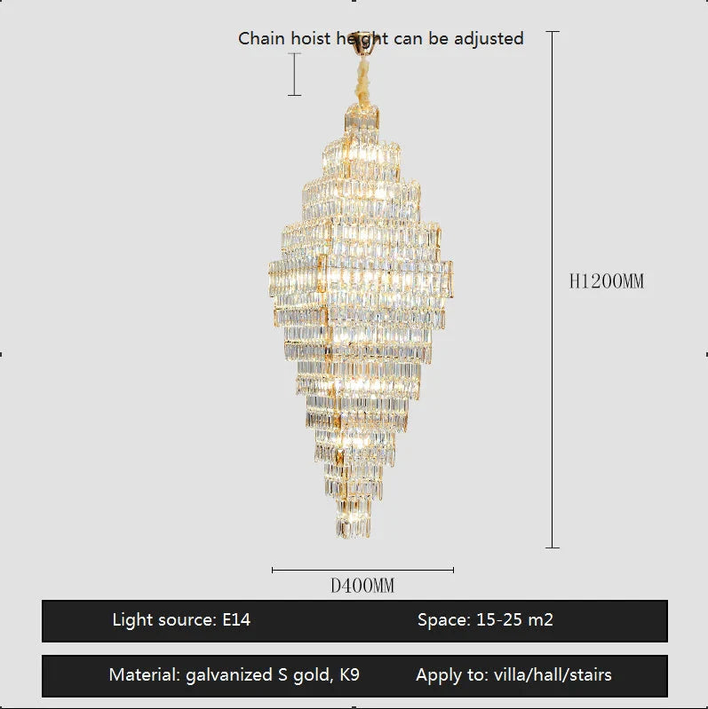 Luminaire Luxe Élégance Cristal IL485732-ILLUMEEN.COM