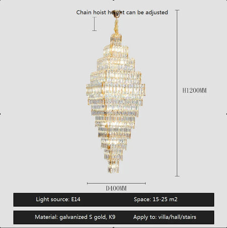 Luminaire Luxe Élégance Cristal IL485732-ILLUMEEN.COM