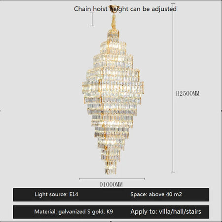 Luminaire Luxe Élégance Cristal IL485732-ILLUMEEN.COM