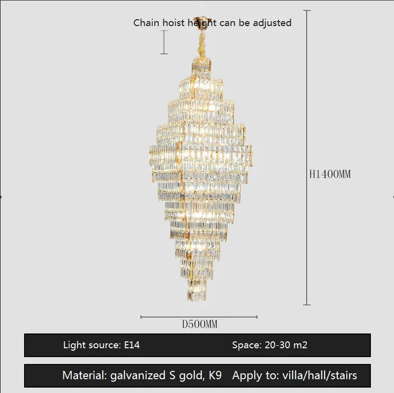 Luminaire Luxe Élégance Cristal IL485732-ILLUMEEN.COM