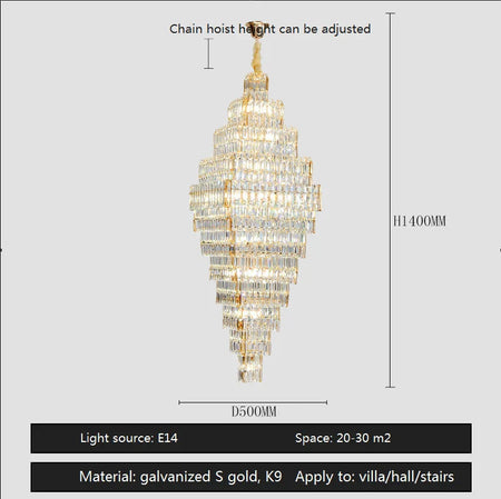 Luminaire Luxe Élégance Cristal IL485732-ILLUMEEN.COM
