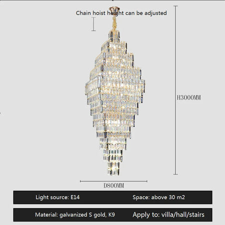 Luminaire Luxe Élégance Cristal IL485732-ILLUMEEN.COM