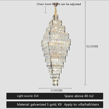 Luminaire Luxe Élégance Cristal IL485732-ILLUMEEN.COM