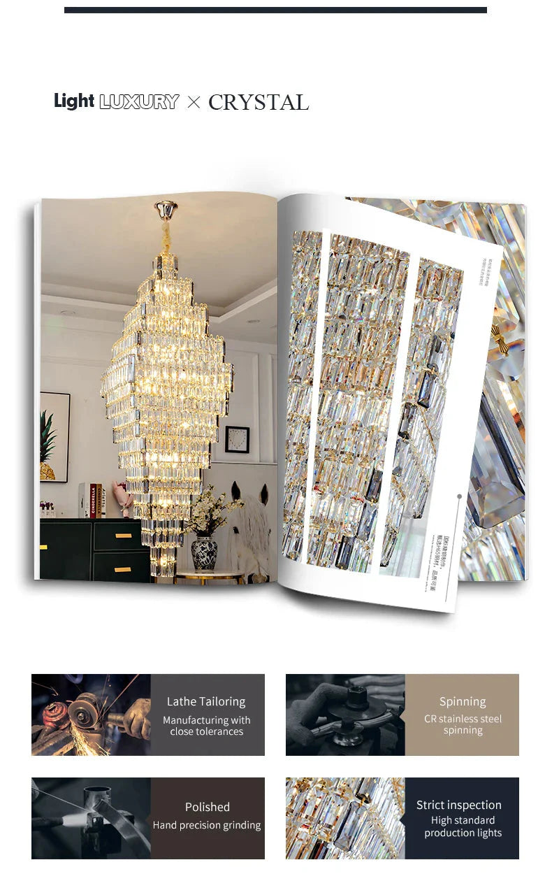 Luminaire Luxe Élégance Cristal IL485732-ILLUMEEN.COM
