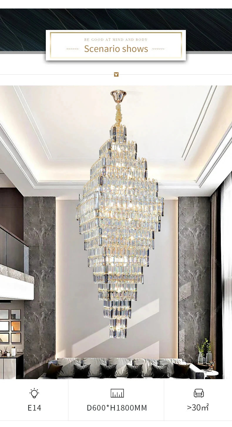 Luminaire Luxe Élégance Cristal IL485732-ILLUMEEN.COM