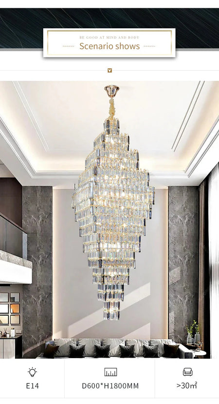 Luminaire Luxe Élégance Cristal IL485732-ILLUMEEN.COM