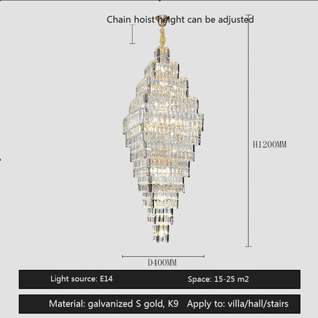 Luminaire Luxe Élégance Cristal IL485732-ILLUMEEN.COM
