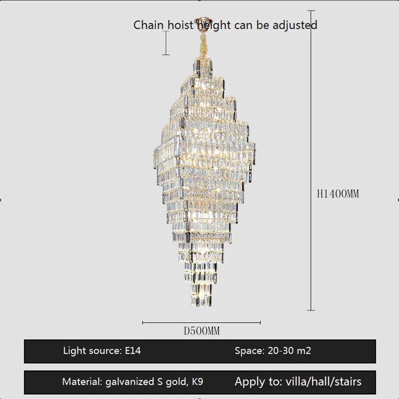 Luminaire Luxe Élégance Cristal IL485732-ILLUMEEN.COM