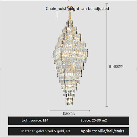 Luminaire Luxe Élégance Cristal IL485732-ILLUMEEN.COM