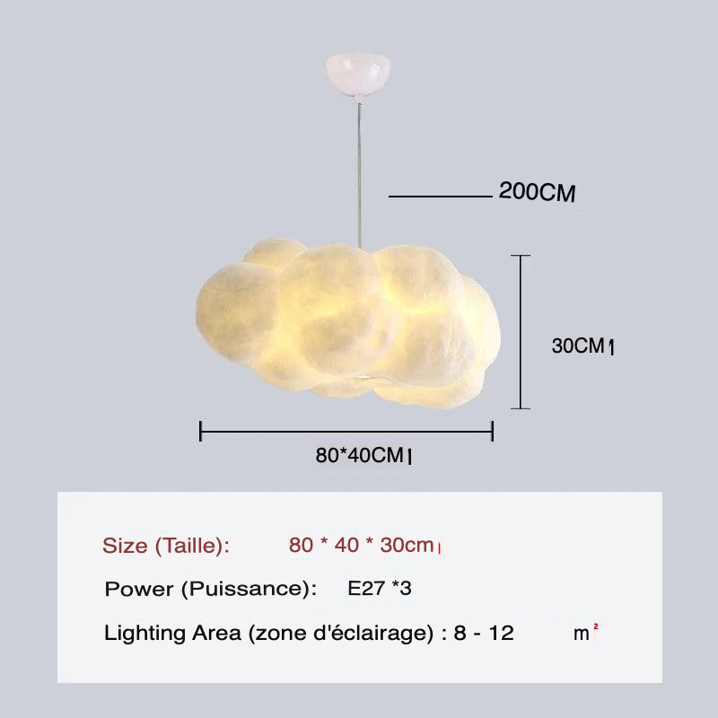 Luminaire Nuageux Élégant pour Ambiance Céleste IL295748-ILLUMEEN.COM