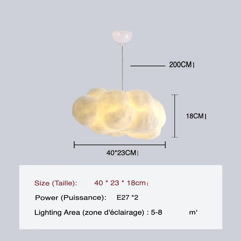 Luminaire Nuageux Élégant pour Ambiance Céleste IL295748-ILLUMEEN.COM