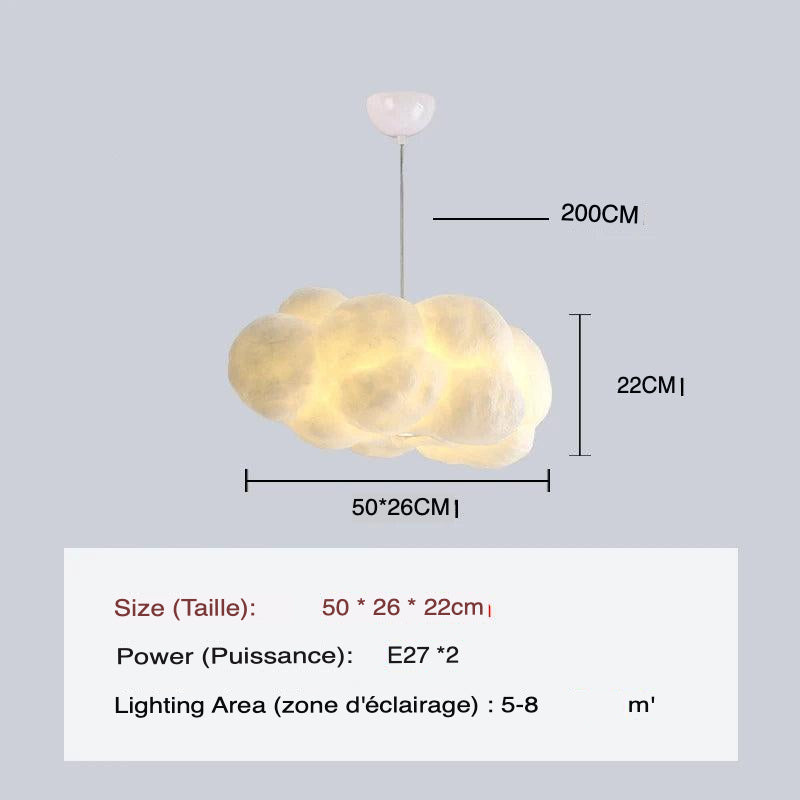 Luminaire Nuageux Élégant pour Ambiance Céleste IL295748-ILLUMEEN.COM