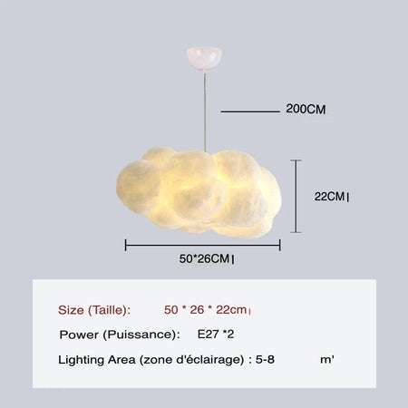 Luminaire Nuageux Élégant pour Ambiance Céleste IL295748-ILLUMEEN.COM