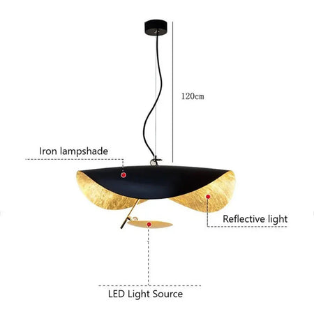 Luminaire Rétro Élégant en Forme d'Ovni IL583209-ILLUMEEN.COM