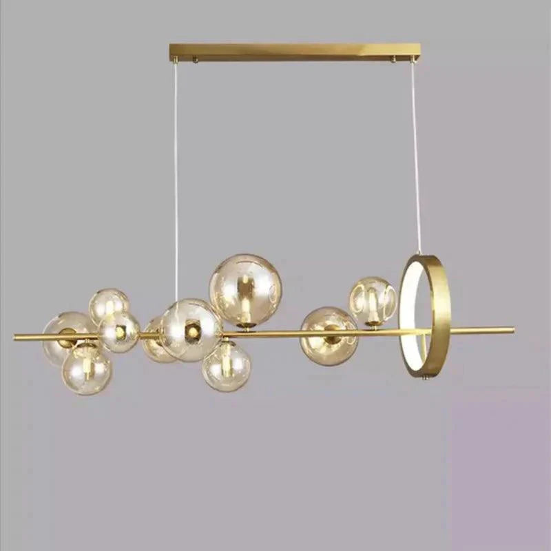 Luminaire Sphérique Élégant en Verre Transparent IL537264-ILLUMEEN.COM