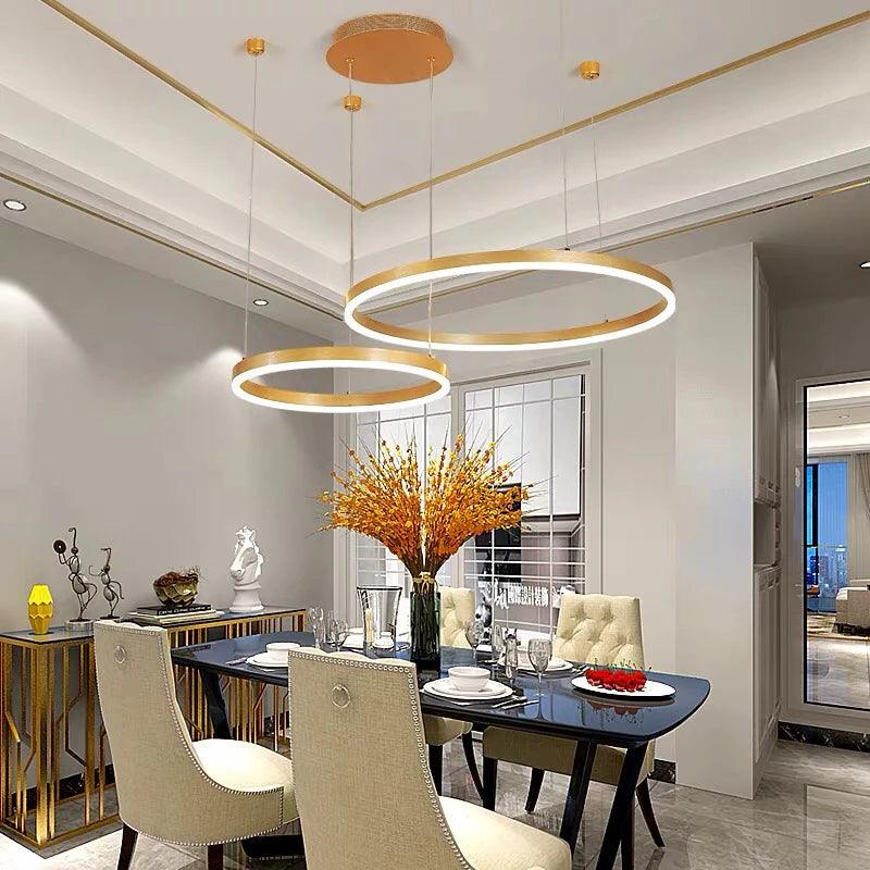 Luminaire Suspendu Élégant Circulaire Ajustable IL259734-ILLUMEEN.COM