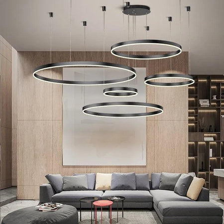 Luminaire Suspendu Élégant Circulaire Ajustable IL259734-ILLUMEEN.COM