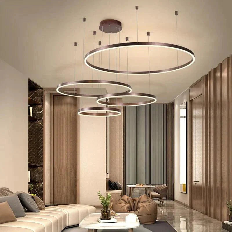 Luminaire Suspendu Élégant Circulaire Ajustable IL259734-ILLUMEEN.COM