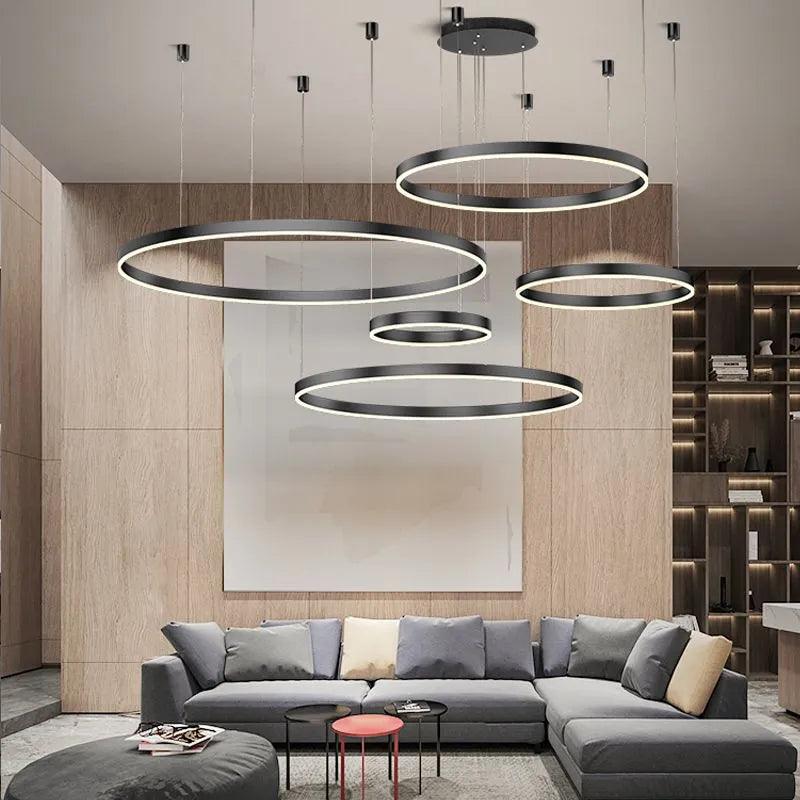 Luminaire Suspendu Élégant Circulaire Ajustable IL259734-ILLUMEEN.COM