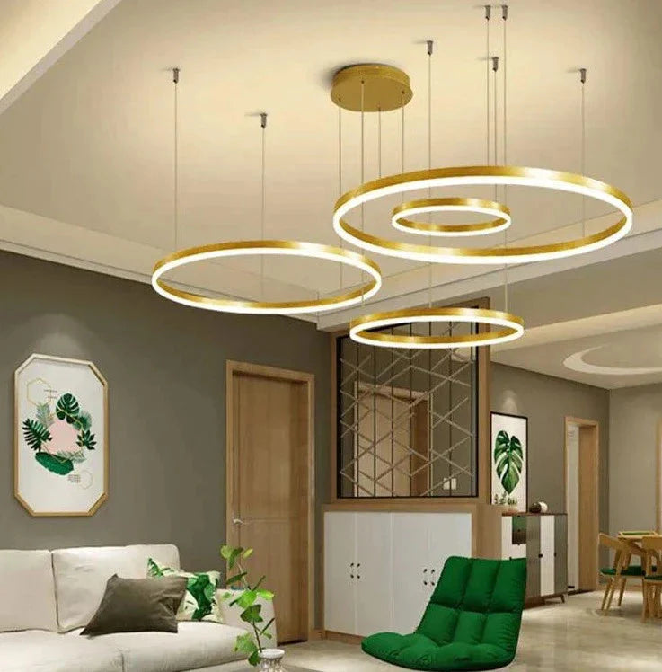 Luminaire Suspendu Élégant Circulaire Ajustable IL259734-ILLUMEEN.COM