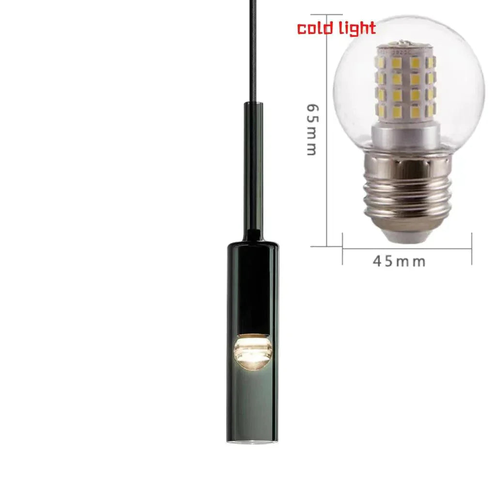 Luminaire Suspendu Élégant en Verre Transparent et Métal IL583402-ILLUMEEN.COM