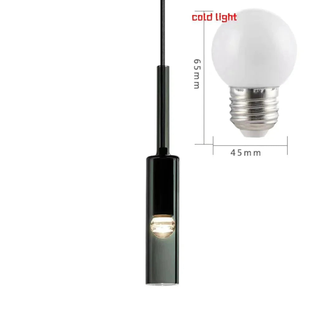 Luminaire Suspendu Élégant en Verre Transparent et Métal IL583402-ILLUMEEN.COM