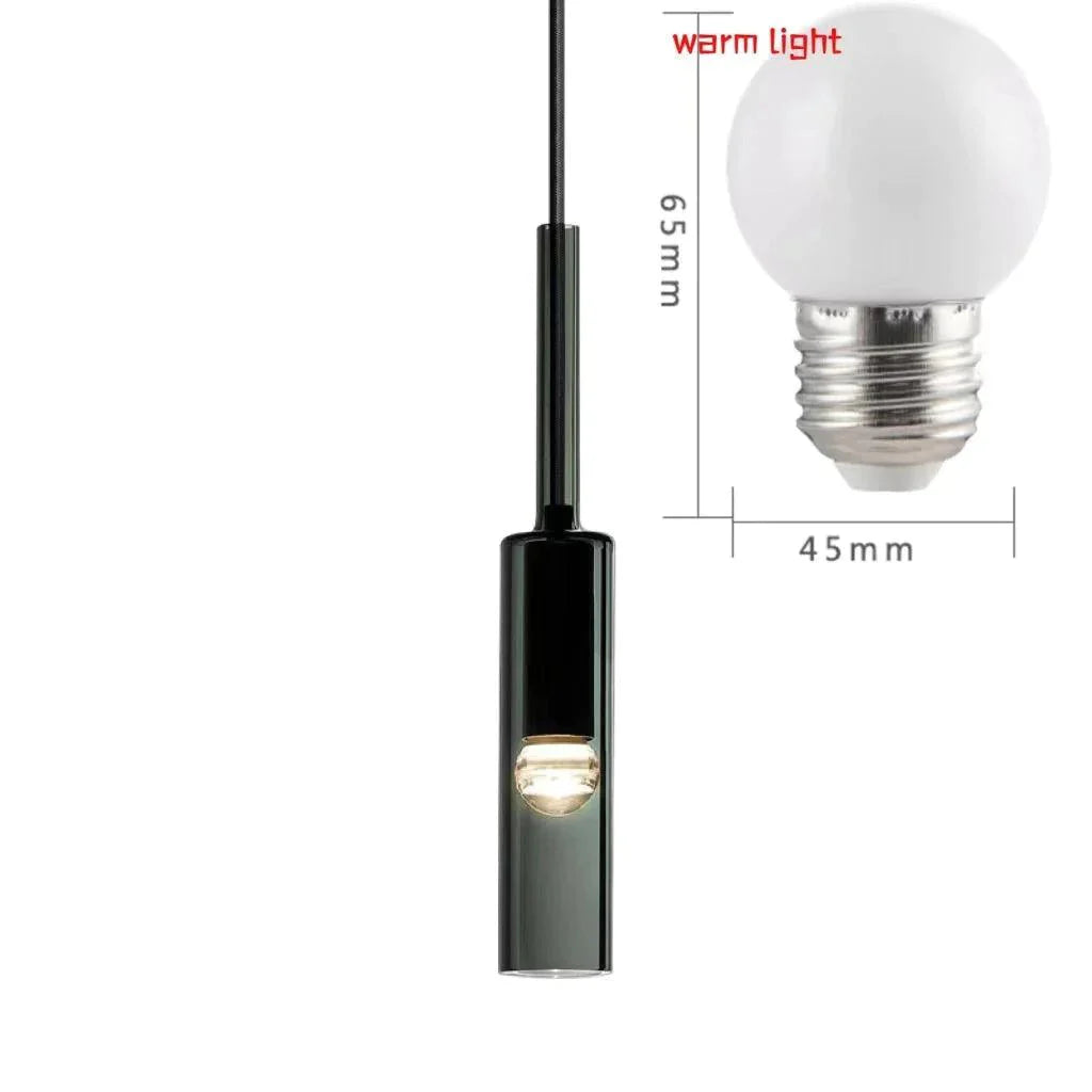 Luminaire Suspendu Élégant en Verre Transparent et Métal IL583402-ILLUMEEN.COM