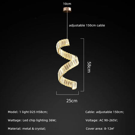 Lumineux Luminaire Cristal Chic avec Télécommande IL526479-ILLUMEEN.COM
