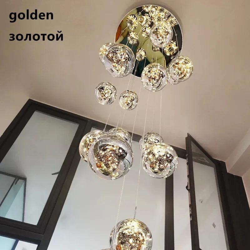 Lumineux Luminaire Élégant en Verre et Cristal IL481205-ILLUMEEN.COM