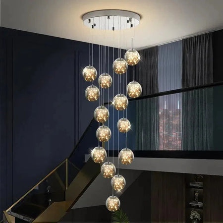 Lumineux Luminaire Élégant en Verre et Cristal IL481205-ILLUMEEN.COM