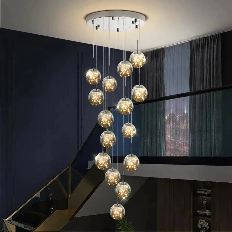 Lumineux Luminaire Élégant en Verre et Cristal IL481205-ILLUMEEN.COM