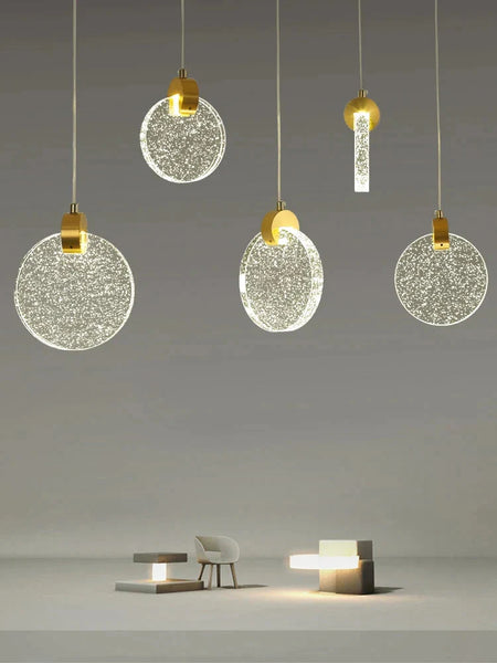 Lumineux Luminaire en Cristal Doré pour Élégance Intemporelle IL583742-ILLUMEEN.COM