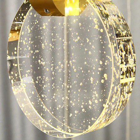 Lumineux Luminaire en Cristal Doré pour Élégance Intemporelle IL583742-ILLUMEEN.COM