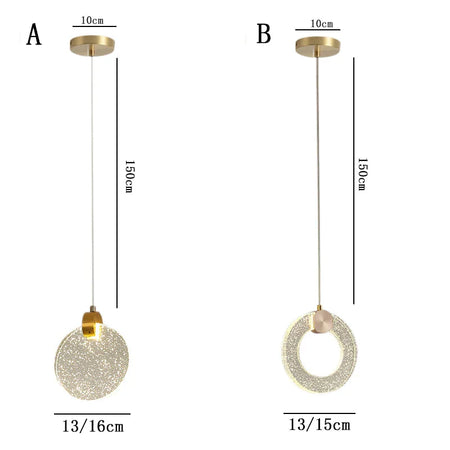 Lumineux Luminaire en Cristal Doré pour Élégance Intemporelle IL583742-ILLUMEEN.COM