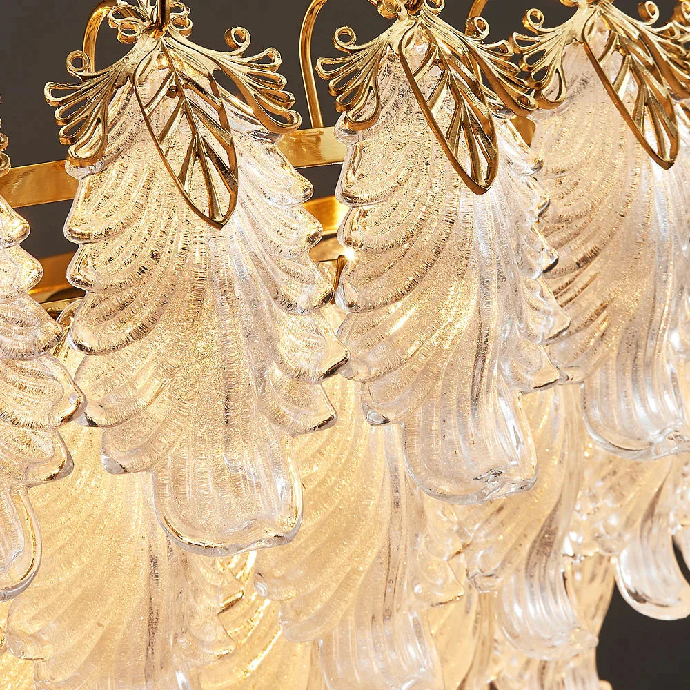 Lumineux Lustre Élégant en Verre LED pour Salle à Manger IL983216-ILLUMEEN.COM